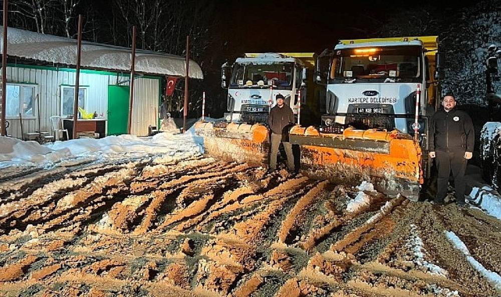 Kartepe'de Yeni Yıl Mesaisi