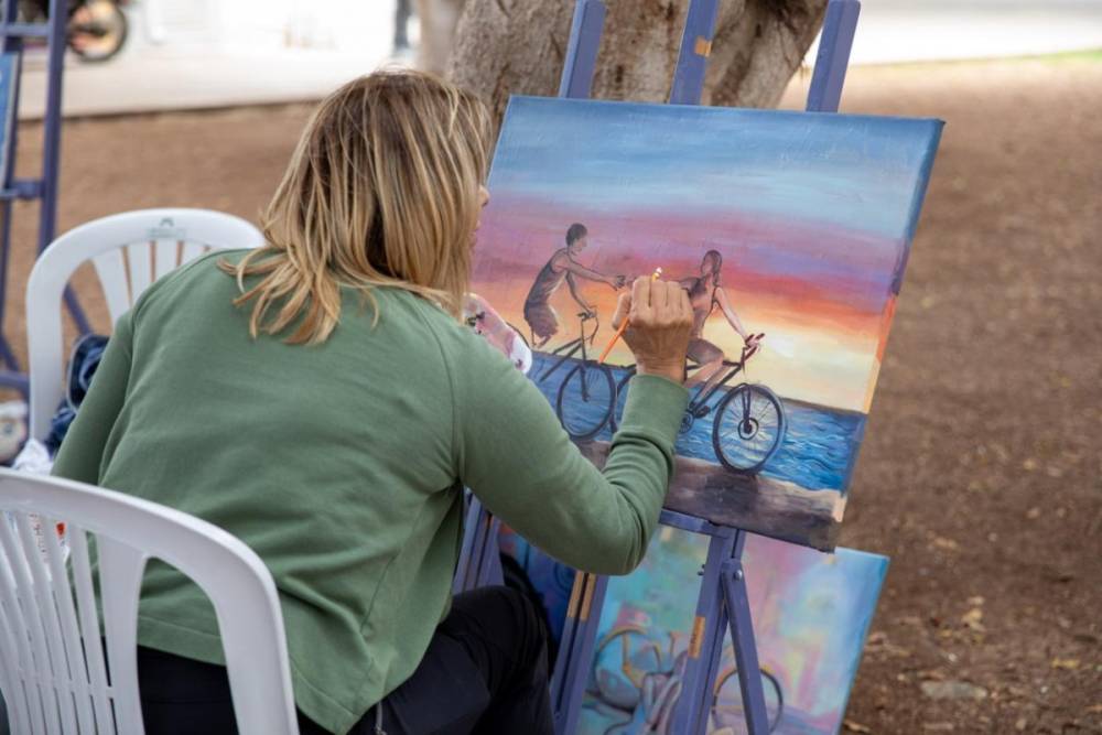 Mersin’de ‘Kadın ve Bisiklet’ adlı sanat etkinliği düzenlendi 