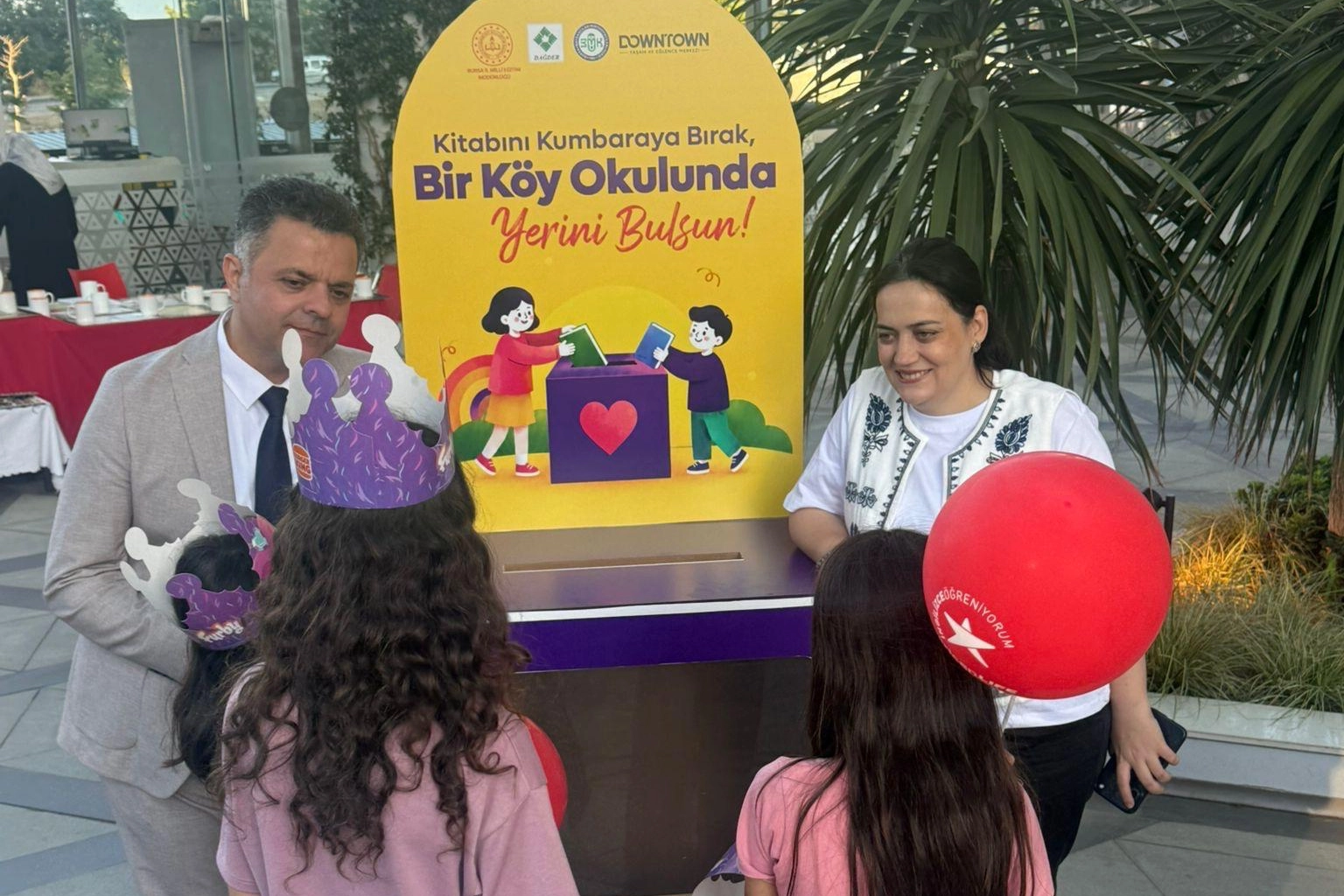 Bursa&rsquo;da kırsal okul k&uuml;t&uuml;phaneleri i&ccedil;in kitap bağışı kampanyası