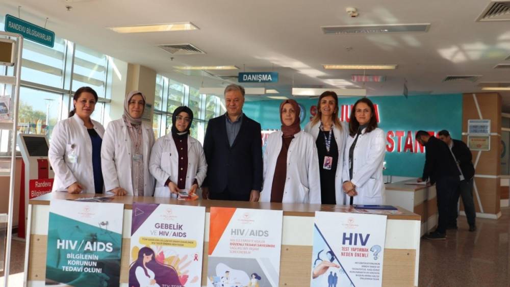 Harran &Uuml;niversitesi Hastanesi HIV&rsquo;E dikkat &ccedil;ekti 