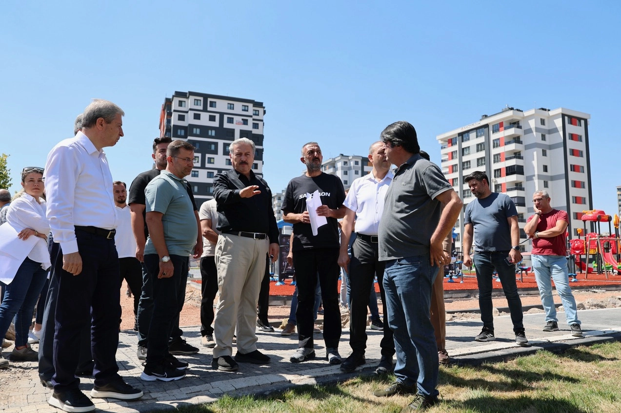 Kayseri Melikgazi şantiye alanına d&ouml;nd&uuml;