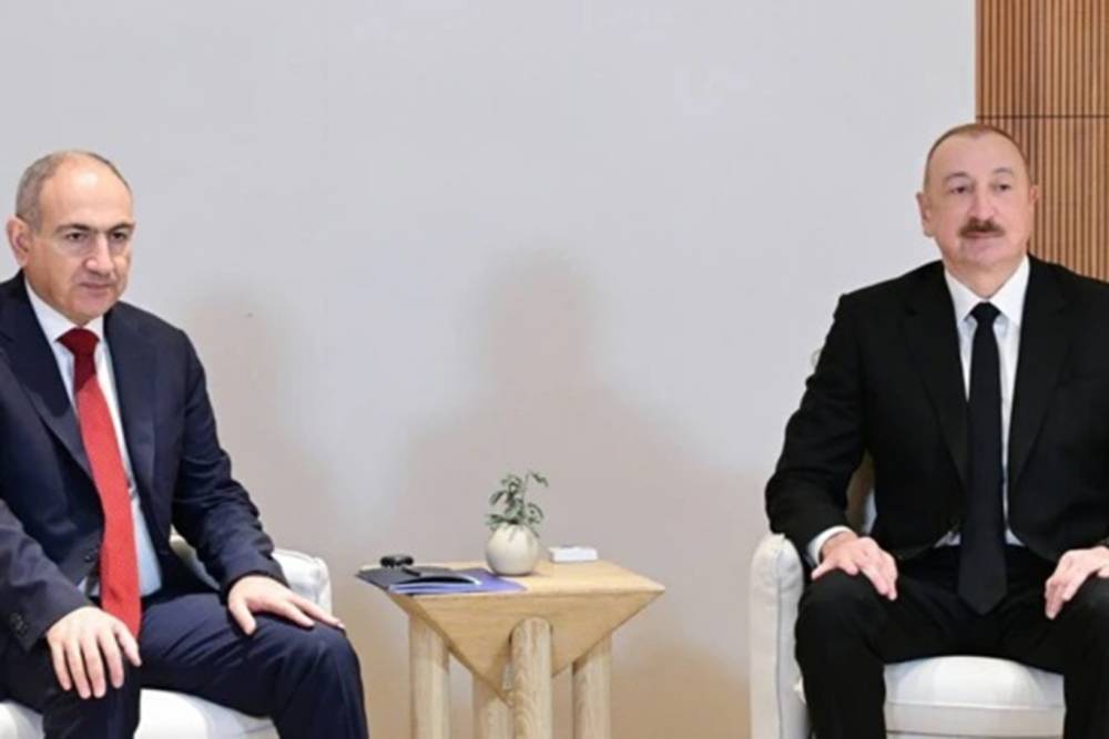 Aliyev ve Paşinyan iki &uuml;lke ilişkilerini g&ouml;r&uuml;şt&uuml;