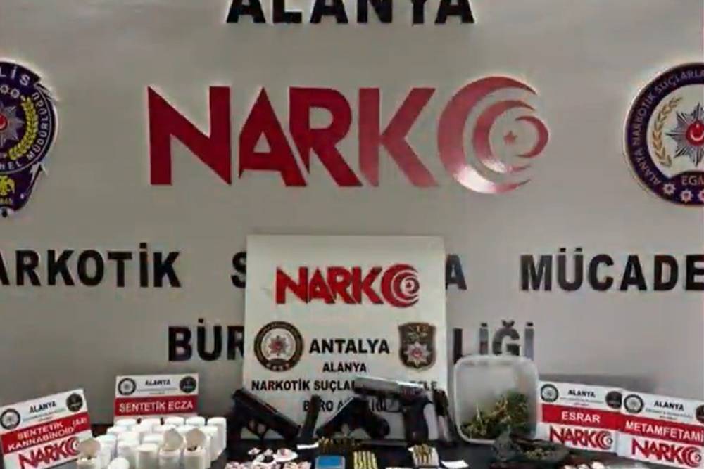 Antalya&rsquo;da uyuşturucu operasyonunda 38 ş&uuml;pheli hakkında işlem yapıldı