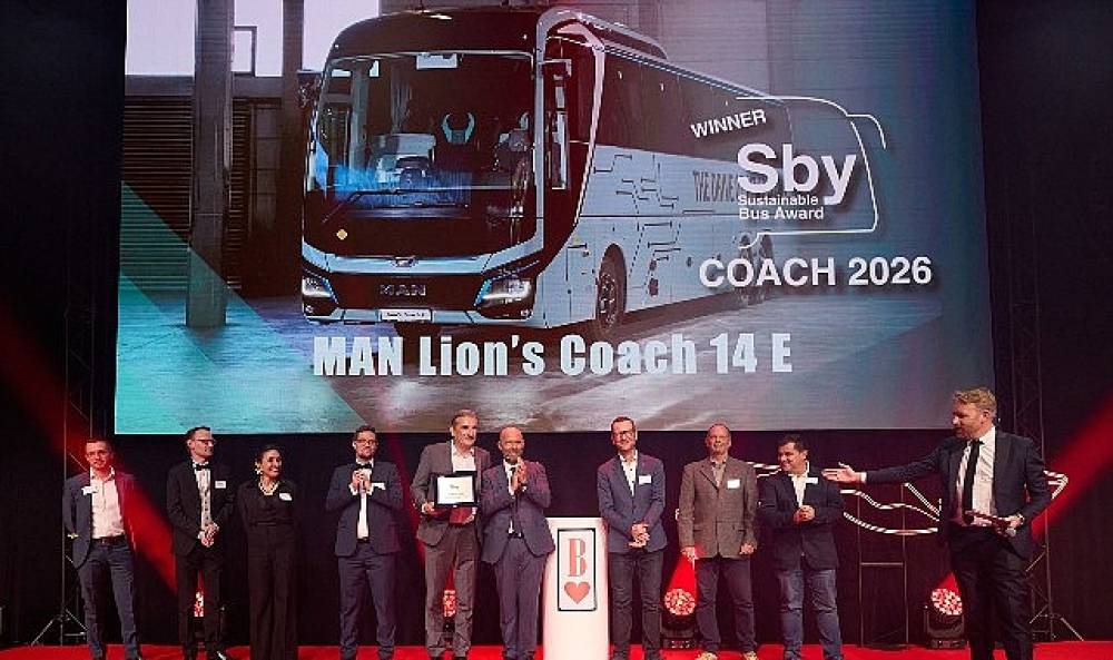 MAN Lion's Coach E, “2026 Yılının Sürdürülebilir Otobüsü