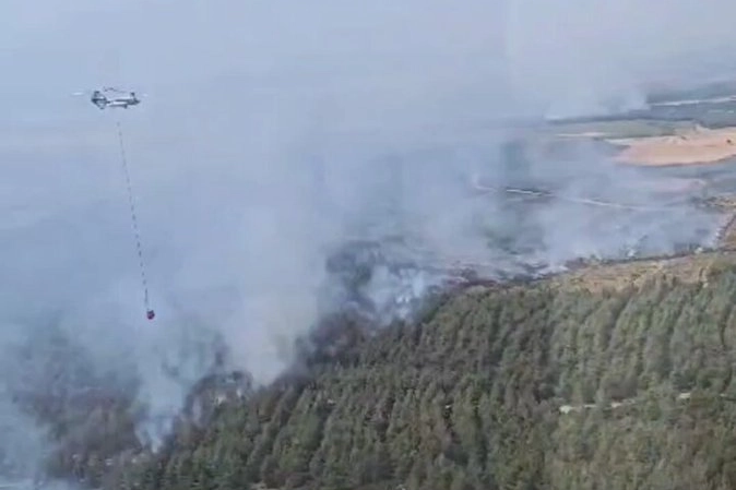 Tekirdağ Şarköy'deki yangında son durum
