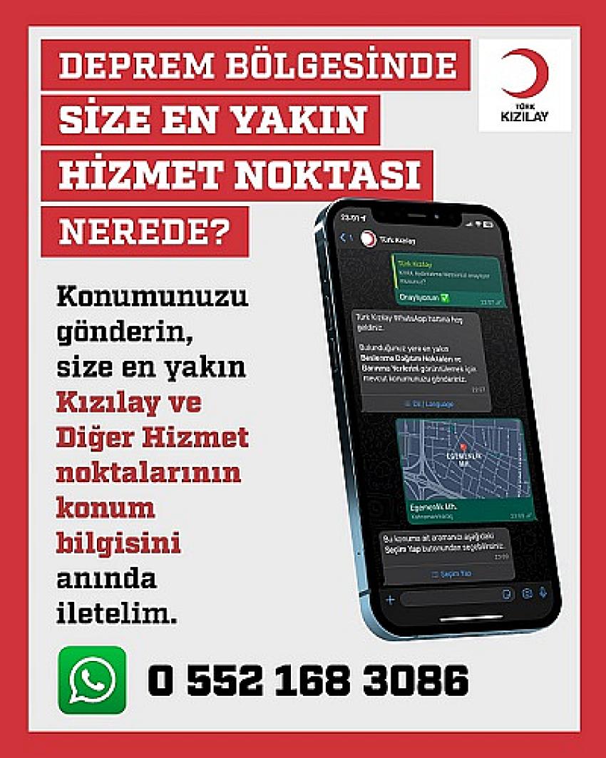 Deprem Bölgesinde En Yakın Kızılay Hizmet Noktası Nerede
