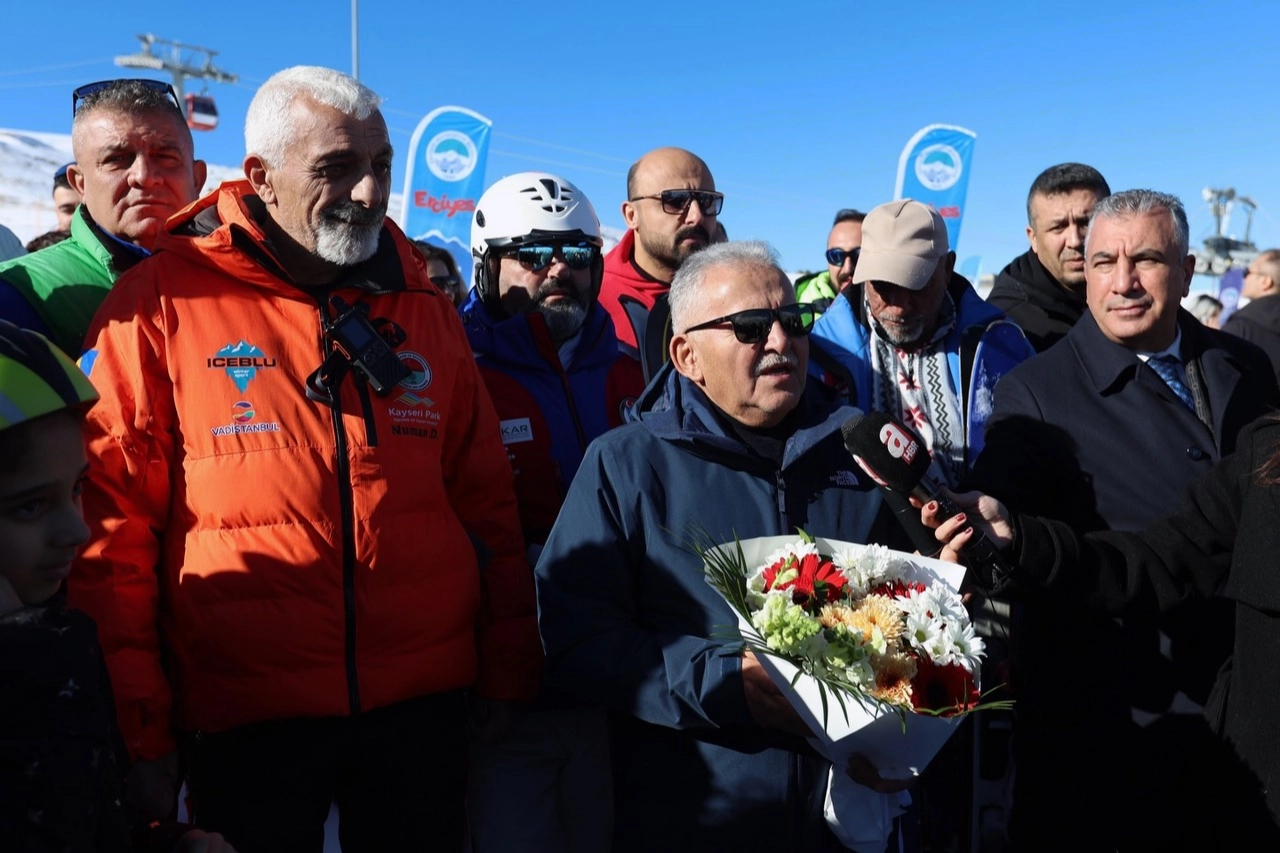 Kayseri Erciyes sezonu a&ccedil;tı