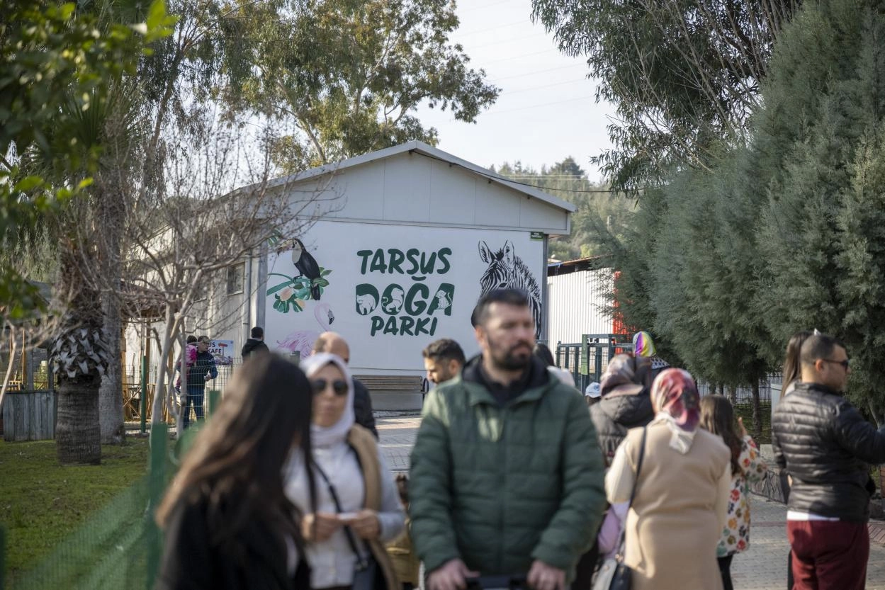 Mersin'de Tarsus Doğa Parkı yarıyıl tatilinde binlerce ziyaret&ccedil;iyi ağırladı