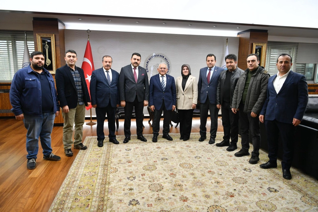 TUSAŞ heyetinden Başkan B&uuml;y&uuml;kkılı&ccedil;'a ziyaret