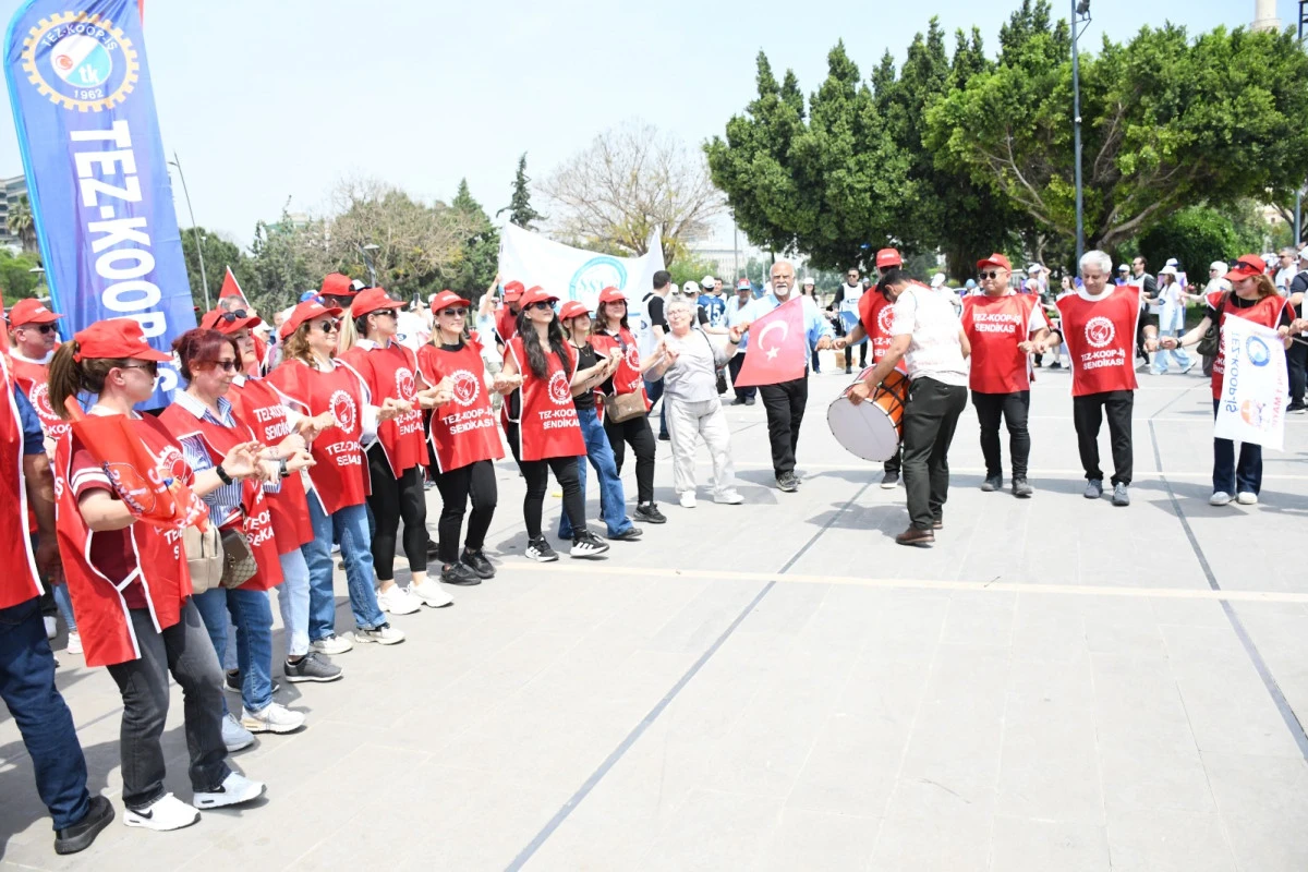 Adana&rsquo;da 1 Mayıs Coşkusu
