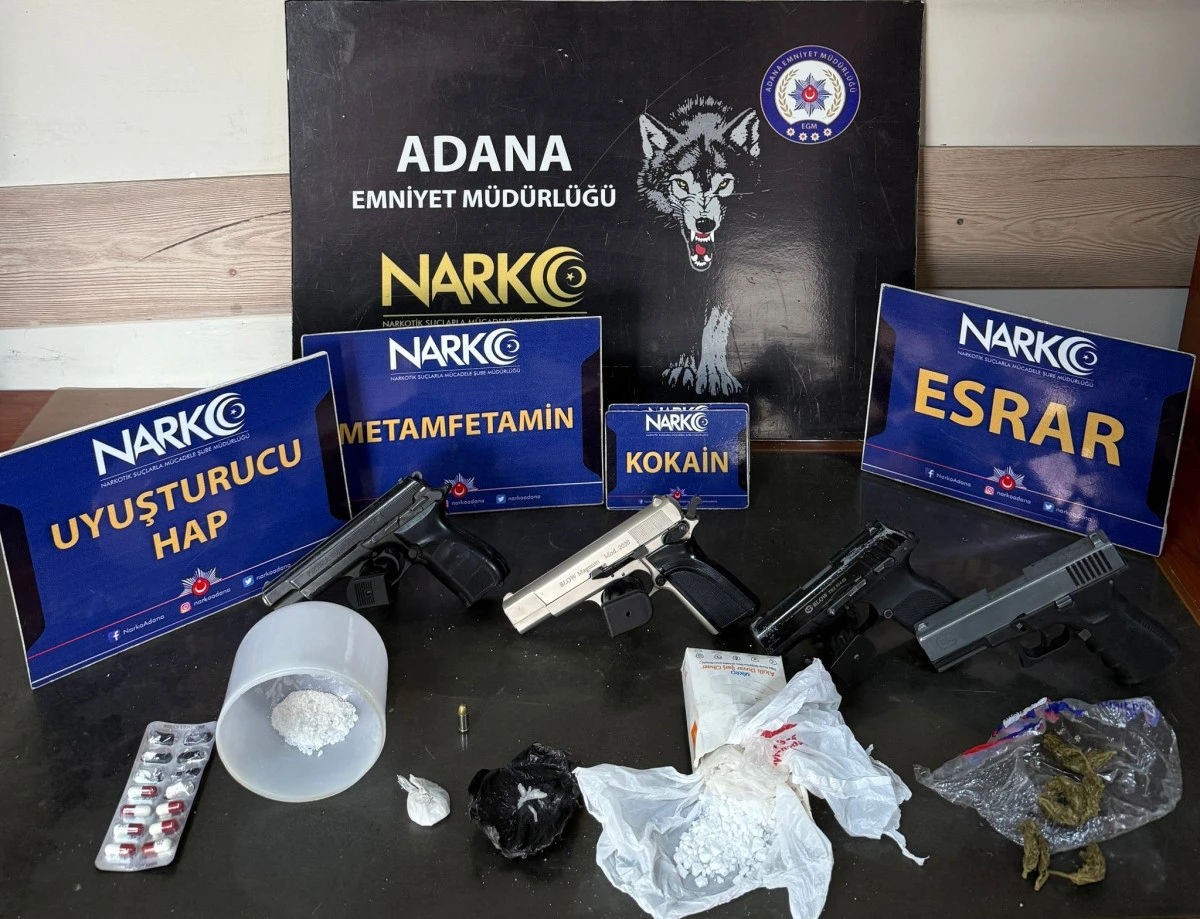 Adana'da uyuşturucu operasyonu:5 tutuklama