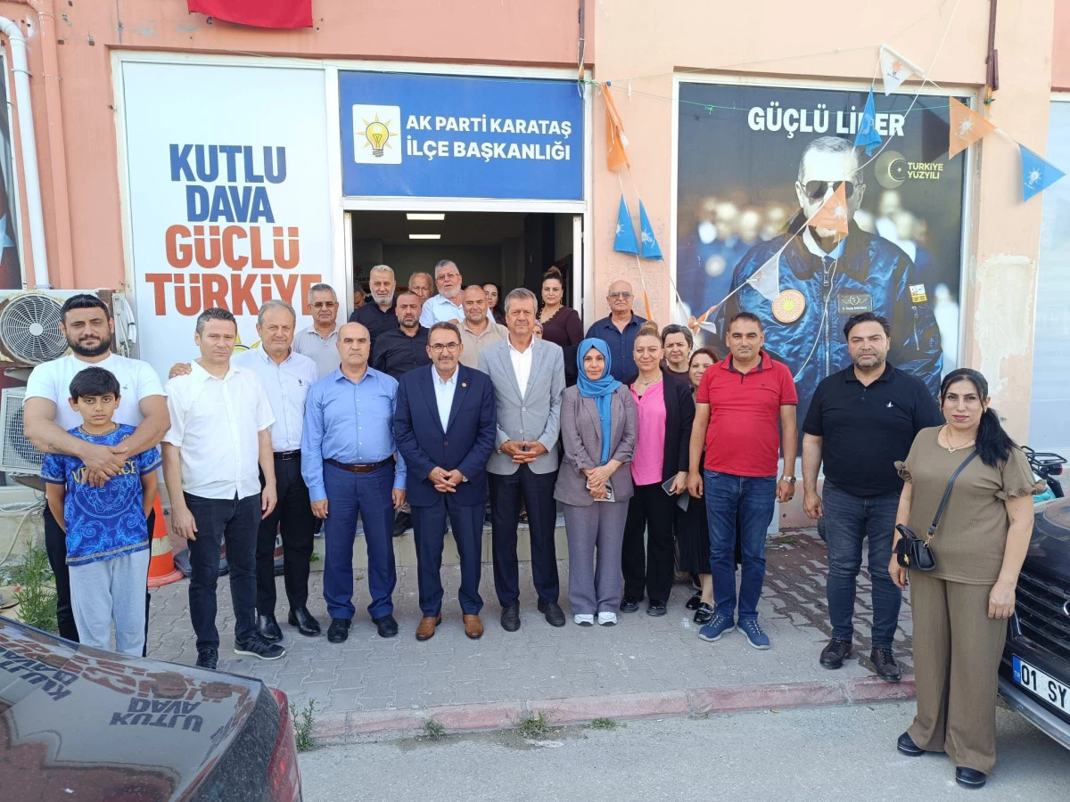 AK Parti Adana Teşkilatı Bayramda Sahadaydı