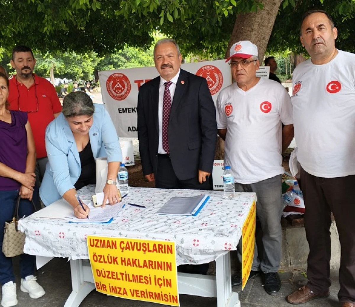 Anahtar Parti Seyhan&rsquo;dan TEMUD&rsquo;un imza kampanyasına destek