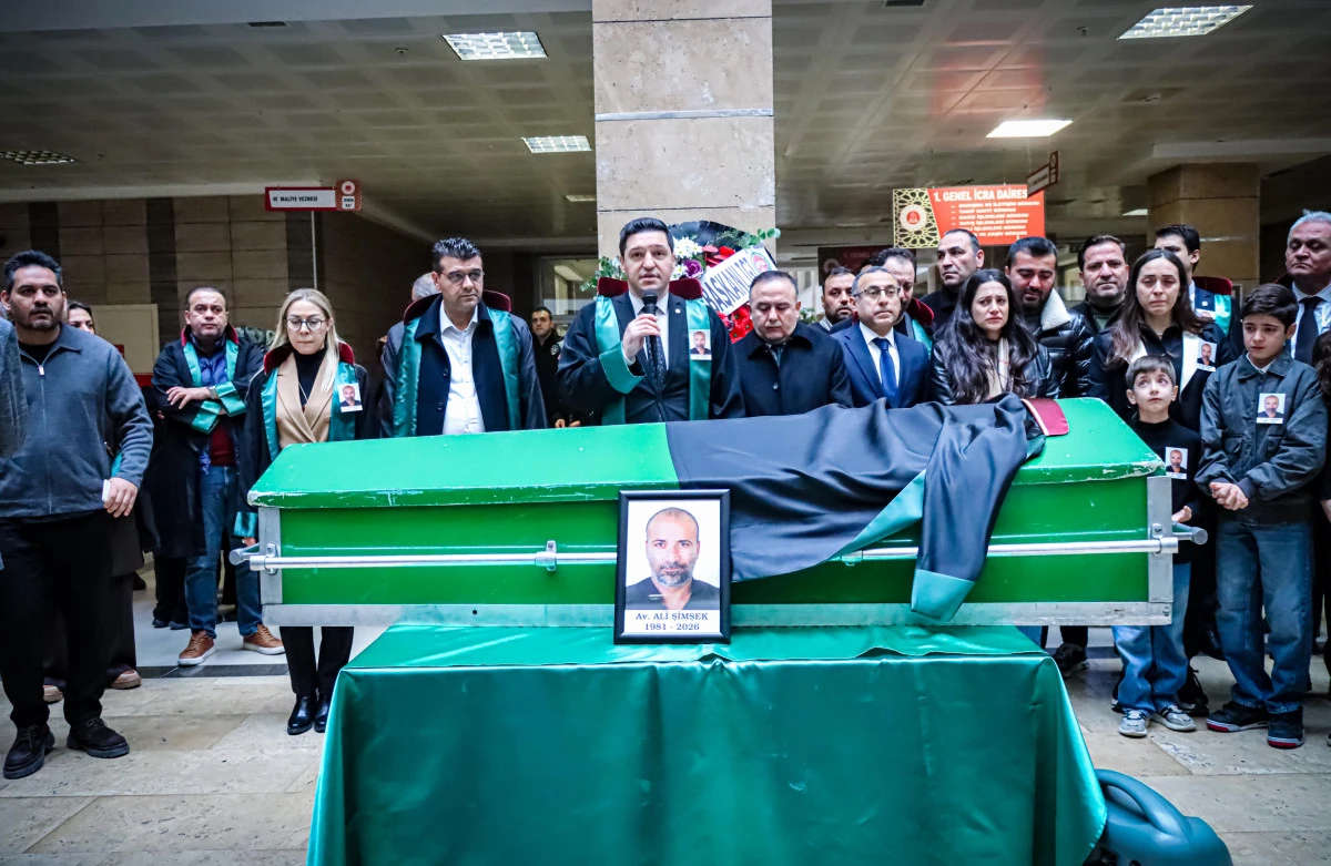 Av. ALİ ŞİMŞEK,SON YOLCULUĞUNA UĞURLANDI