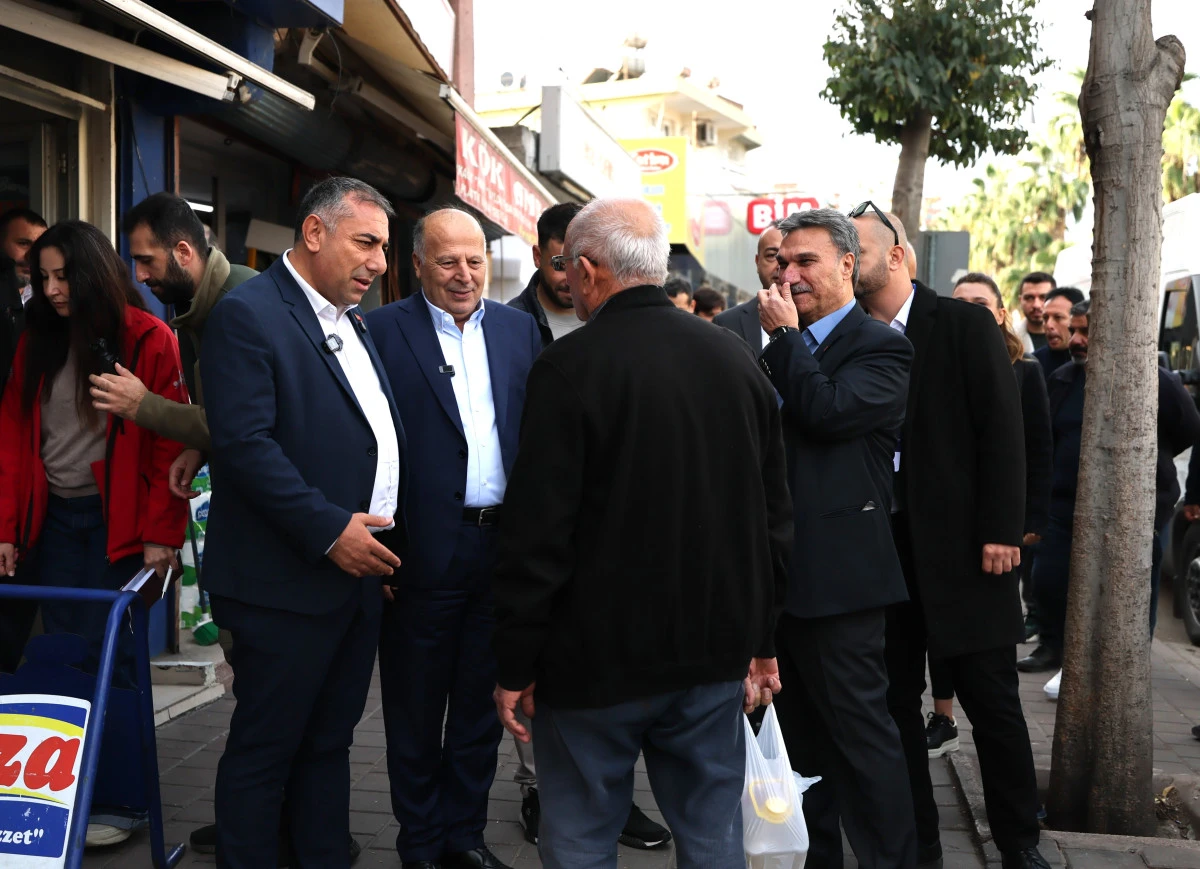 Başkan Demirçalı Ve Başkan Vekili Geçer, Kozan Yolu Esnafıyla Buluştu