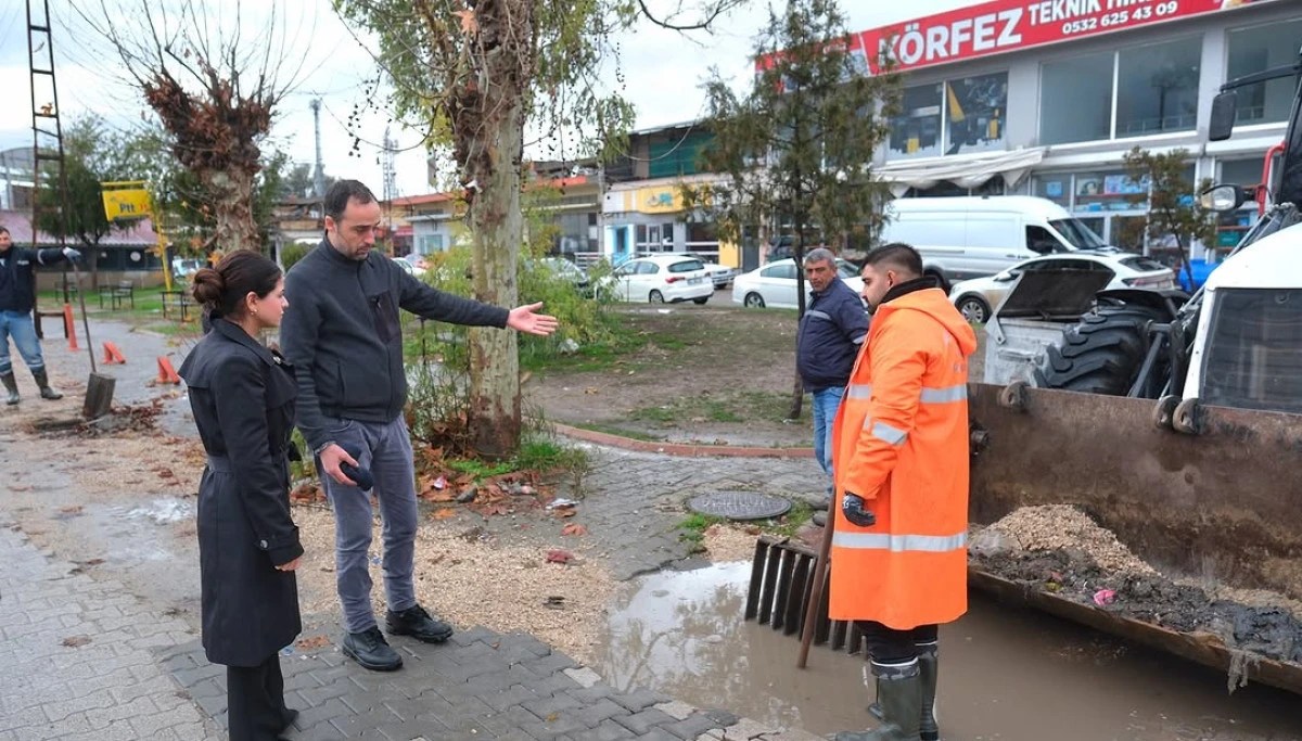 Ceyhan Belediyesi Yağışlara Karşı Teyakkuzda