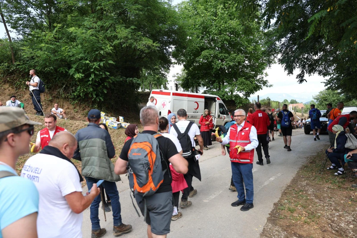 Kızılay’dan Srebrenitsa’ya Vicdan Yürüyüşü