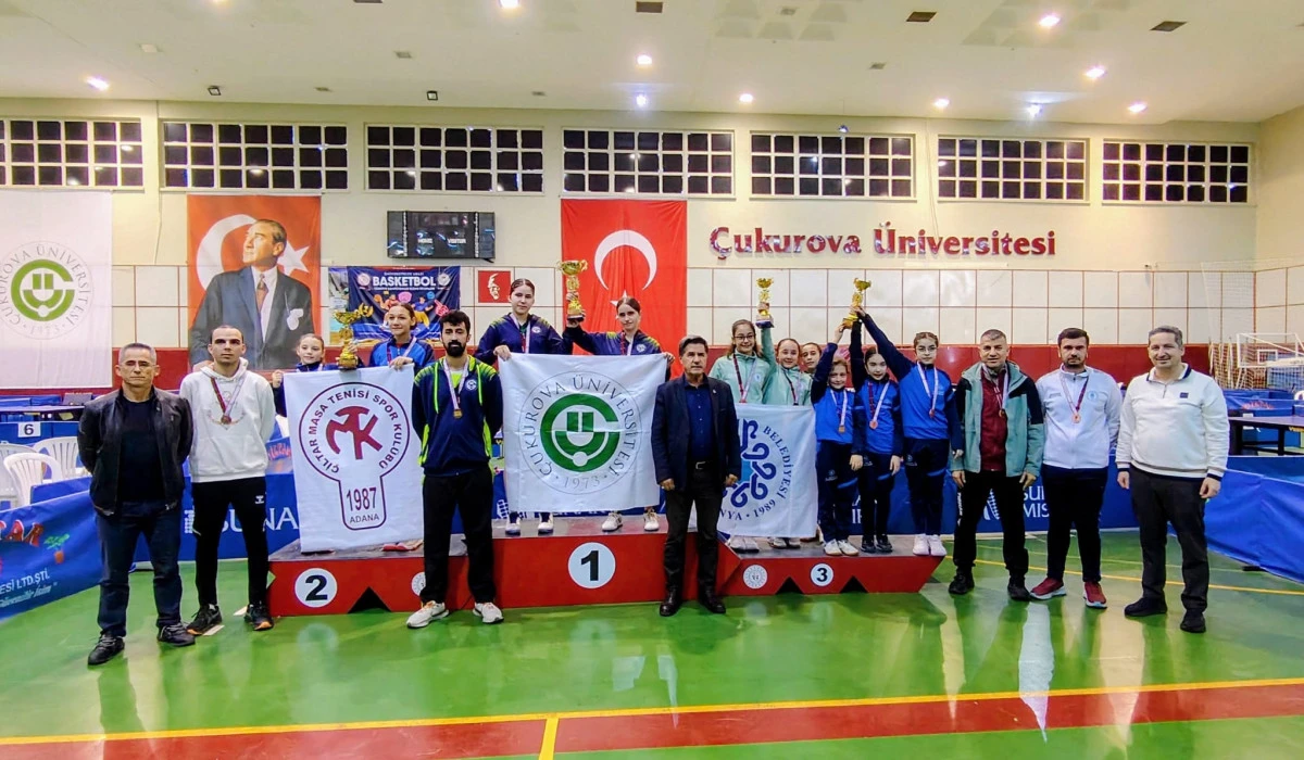 Masa Tenisinde B&ouml;lge Şampiyonu &Ccedil;ukurova &Uuml;niversitesi Spor Kul&uuml;b&uuml;