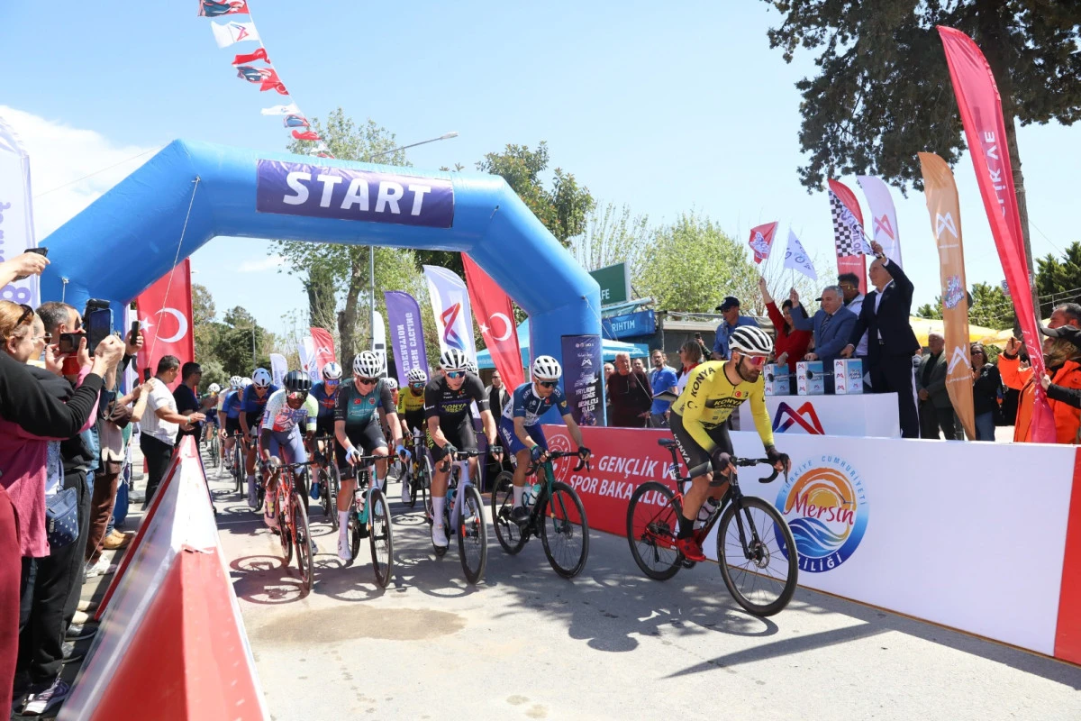 Mersin'in Bisiklet Turu Başladı, 120 Sporcu Anamur'da Yarıştı!