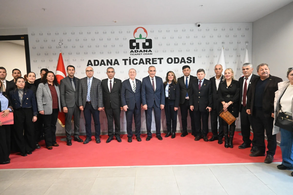  Prof. Dr. &Uuml;mit &Ouml;zdağ, Adana Ticaret Odası&rsquo;nı ziyaret etti.
