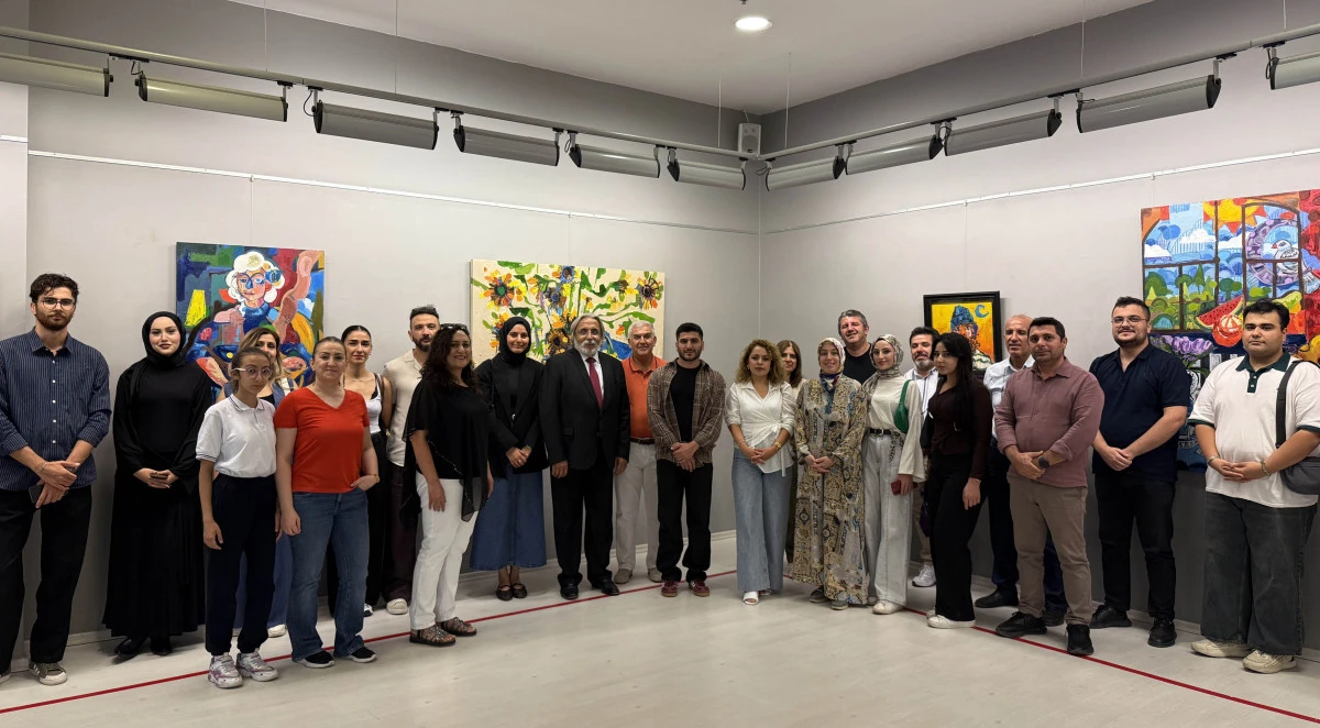 RESSAM TALHA KILI&Ccedil; SANKO SANAT GALERİSİNDE RESİM SERGİSİ A&Ccedil;TI