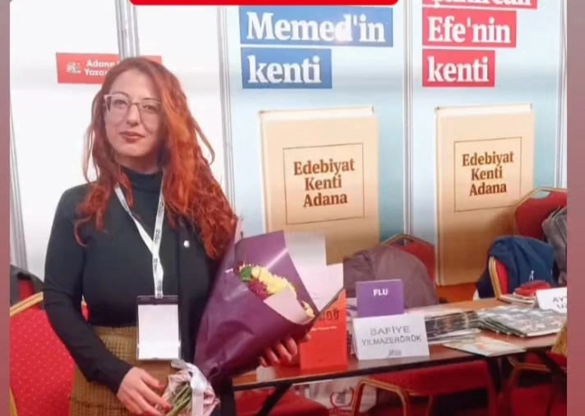 Safiye Yılmazer Uruk&rsquo;tan T&Uuml;YAP &Ccedil;ukurova Kitap Fuarı&rsquo;nda İmza G&uuml;n&uuml;