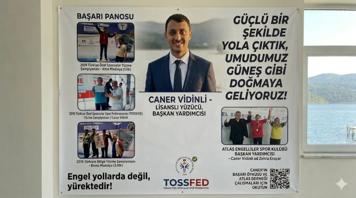 ŞAMPİYON Y&Uuml;Z&Uuml;C&Uuml; CANER VİDİNLİ&rsquo;DEN İLHAM VEREN BAŞARI