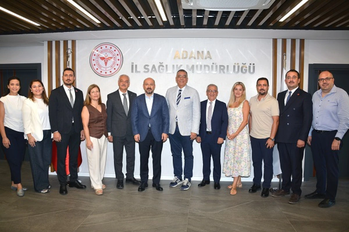 TDB VE ADANA DİŞ HEKİMLERİ ODASINDAN İL SAĞLIK M&Uuml;D&Uuml;RL&Uuml;Ğ&Uuml;NE ZİYARET
