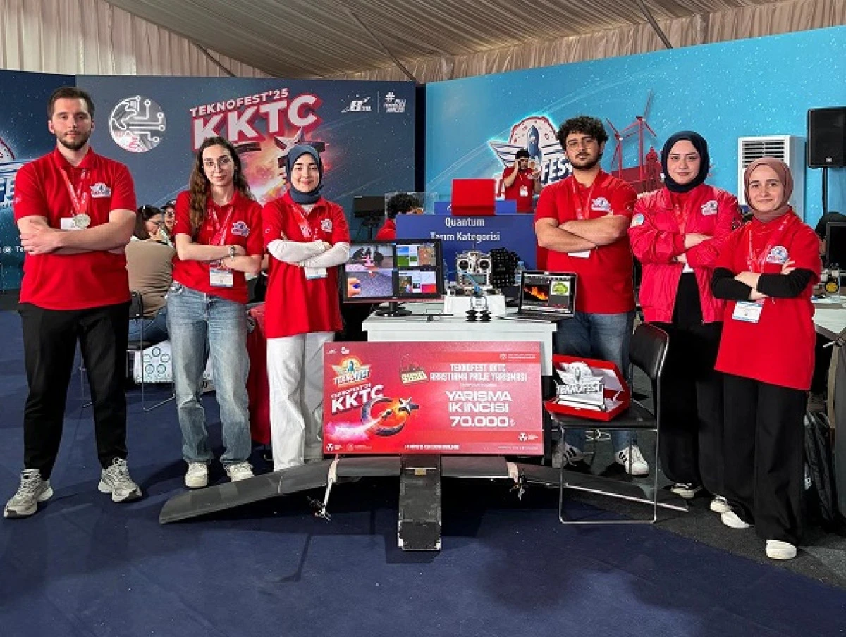 TEKNOFEST 2025'te Türkiye ikincisi oldular