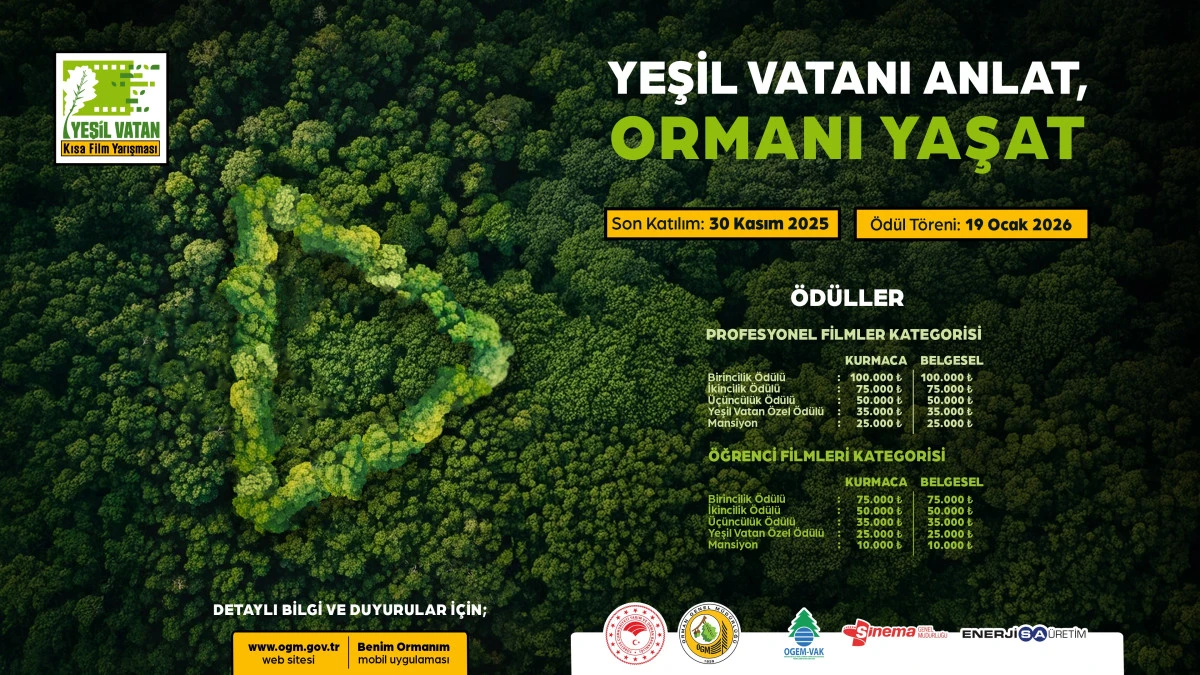 Yeşil Vatan Kısa Film Yarışması&rsquo;nda finalistler belli oldu